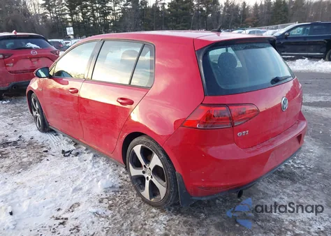 2015 Volkswagen Golf Gti 2.0T Se 4-Door from USA, damaged, VIN 3VW4T7AU5FM009640
